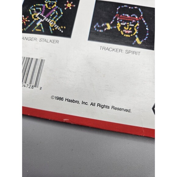 Vintage 1986 Hasbro G.I. Joe Lite Brite Picture Refill Pages plus extra Blanks - Picture 3 of 6